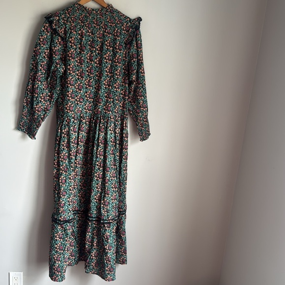 NEW Roller Rabbit Maxi Dress Etoiles Delfia Black Starry Print Small - Picture 6 of 11